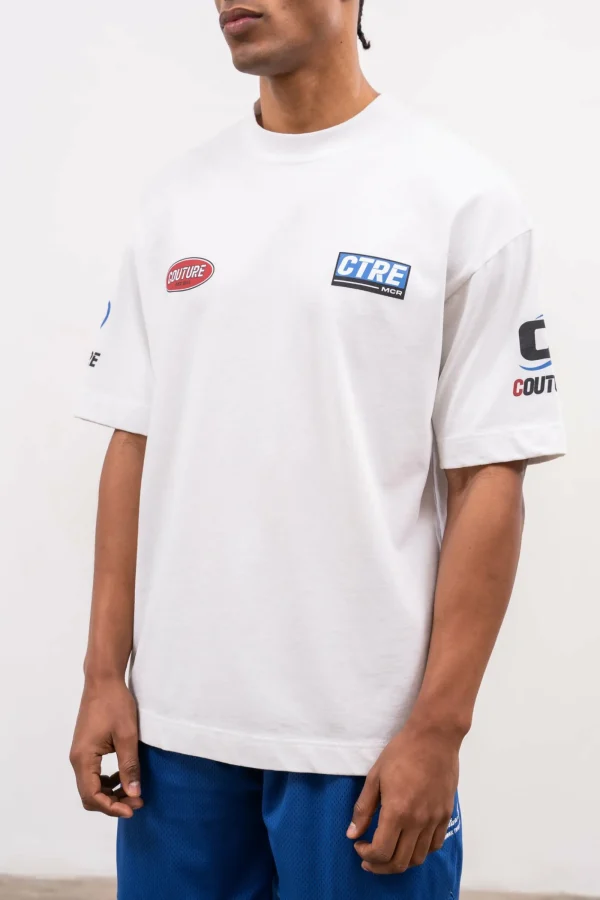 The Couture Club T-Shirts-Sports Multi Logo T-Shirt