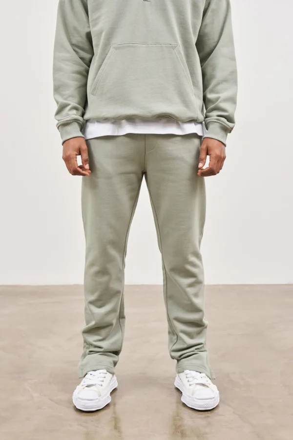The Couture Club Tracksuits-Straight Leg Embroidered Emblem Joggers