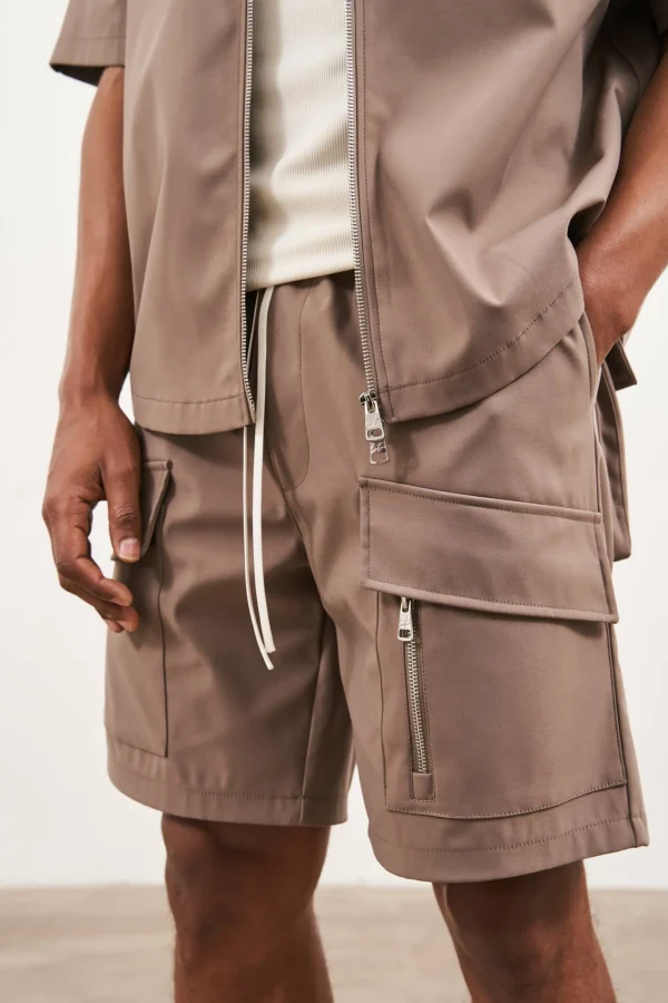 The Couture Club Twinsets-Technical Heavyweight Utility Shorts