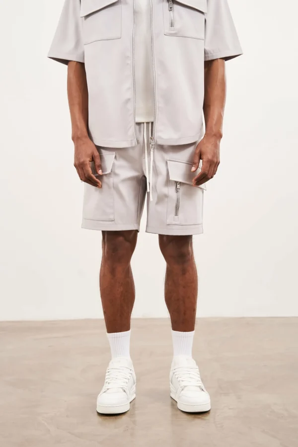 The Couture Club Twinsets-Technical Heavyweight Utility Shorts