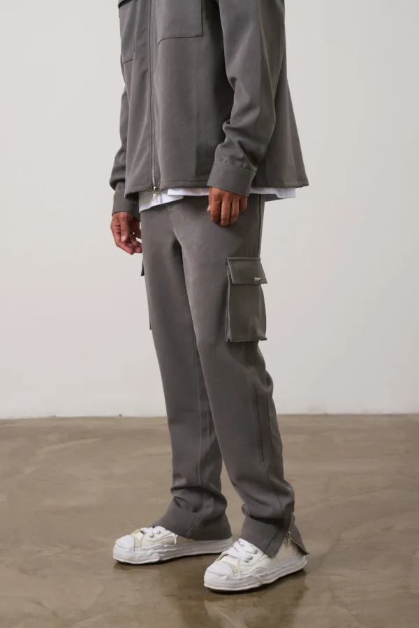 The Couture Club Twinsets-Technical Rib Smart Cargos