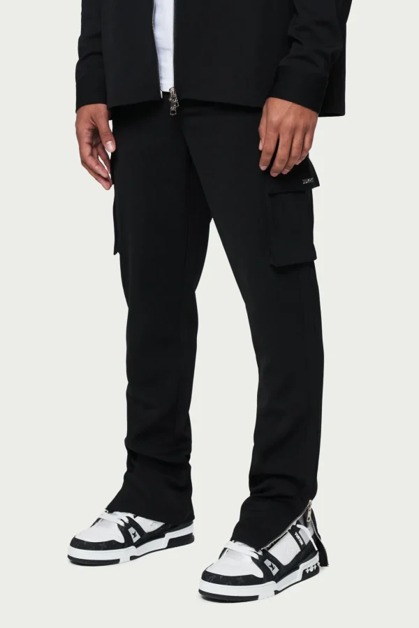The Couture Club Twinsets-Technical Rib Smart Cargos