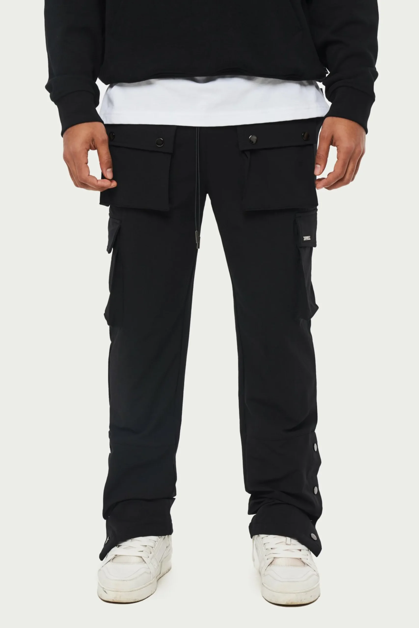 technical_stretch_popper__2-1.webp The Couture Club Cargo Pants-Technical Stretch Popper Detail Cargo Pants