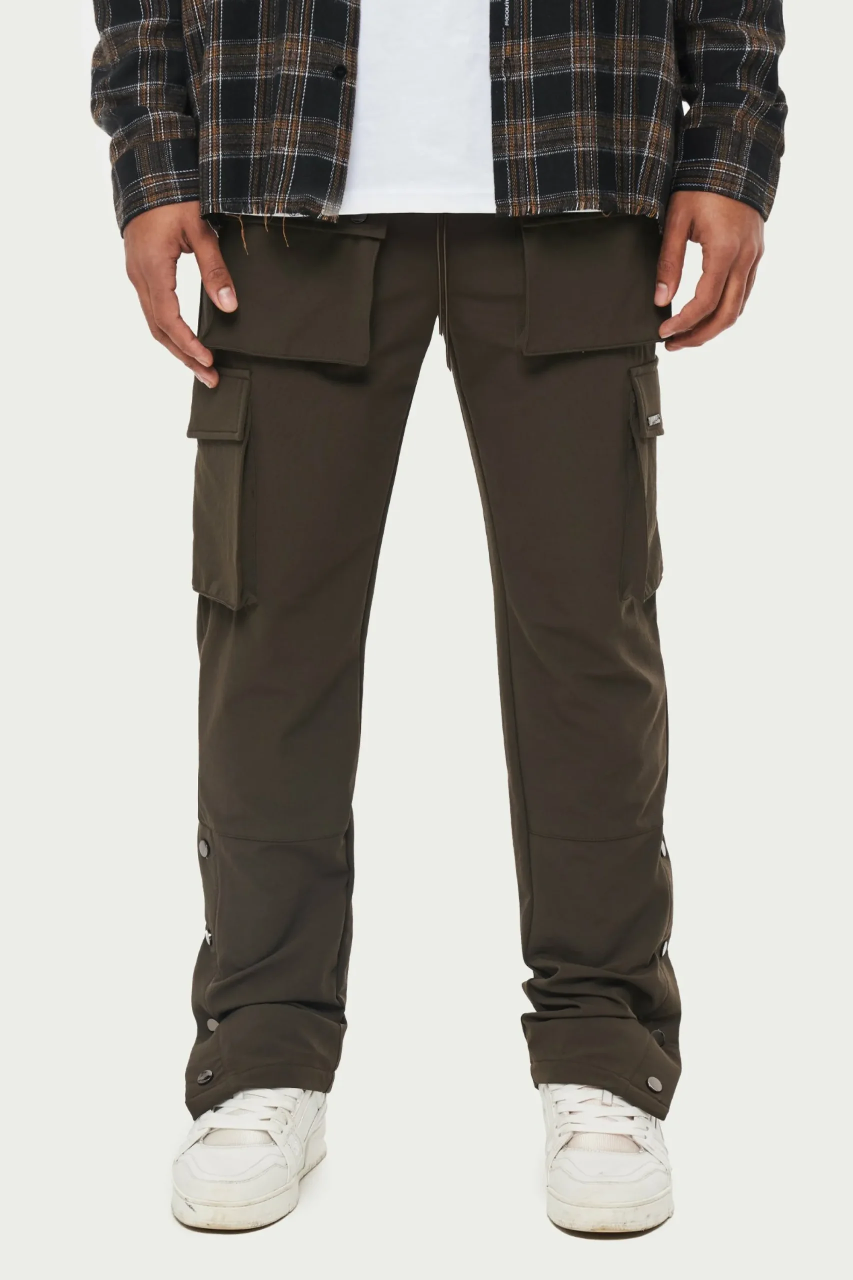 technical_stretch_popper__3.webp The Couture Club Cargo Pants-Technical Stretch Popper Detail Cargo Pants