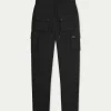 The Couture Club Cargo Pants-Technical Stretch Zip Cargo Pants