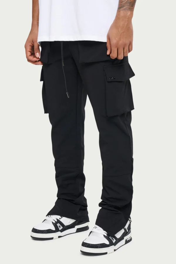 The Couture Club Cargo Pants-Technical Stretch Zip Cargo Pants