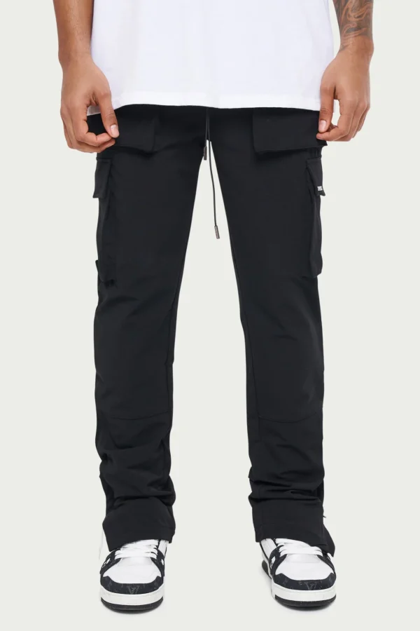 The Couture Club Cargo Pants-Technical Stretch Zip Cargo Pants