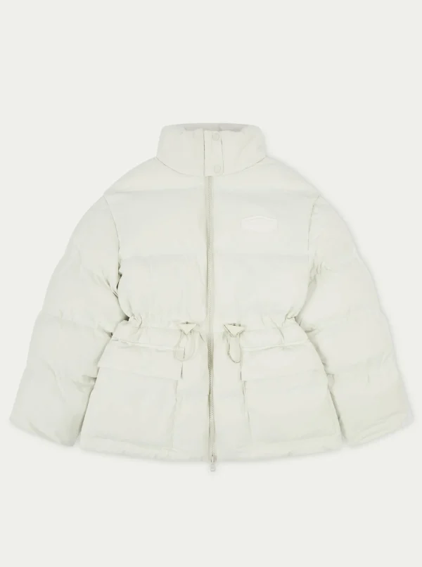 The Couture Club Coats & Jackets-Tie Waist Pleated Puffer Coat