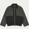 The Couture Club Coats & Jackets-Tweed Panelled Bomber Jacket