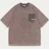 The Couture Club T-Shirts-Washed Pocket Detail T-Shirt