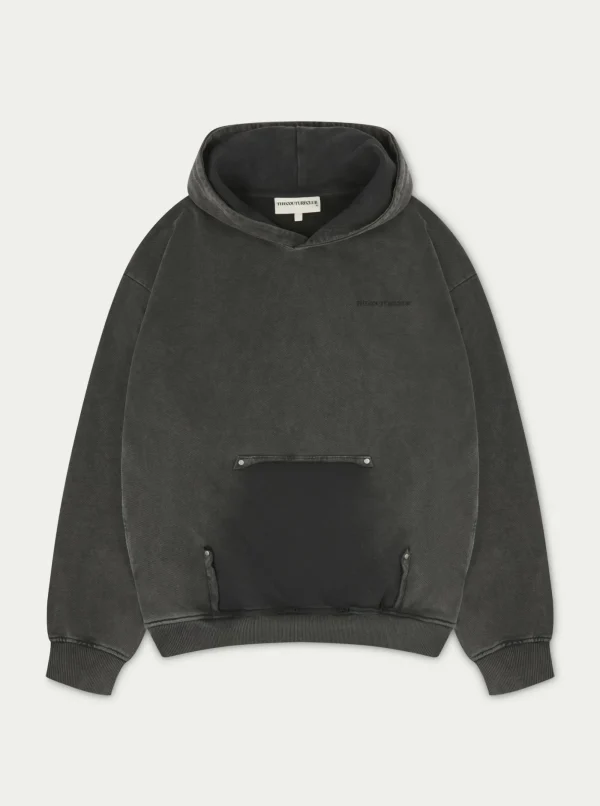 The Couture Club Hoodies-Washed Pocket Hoodie