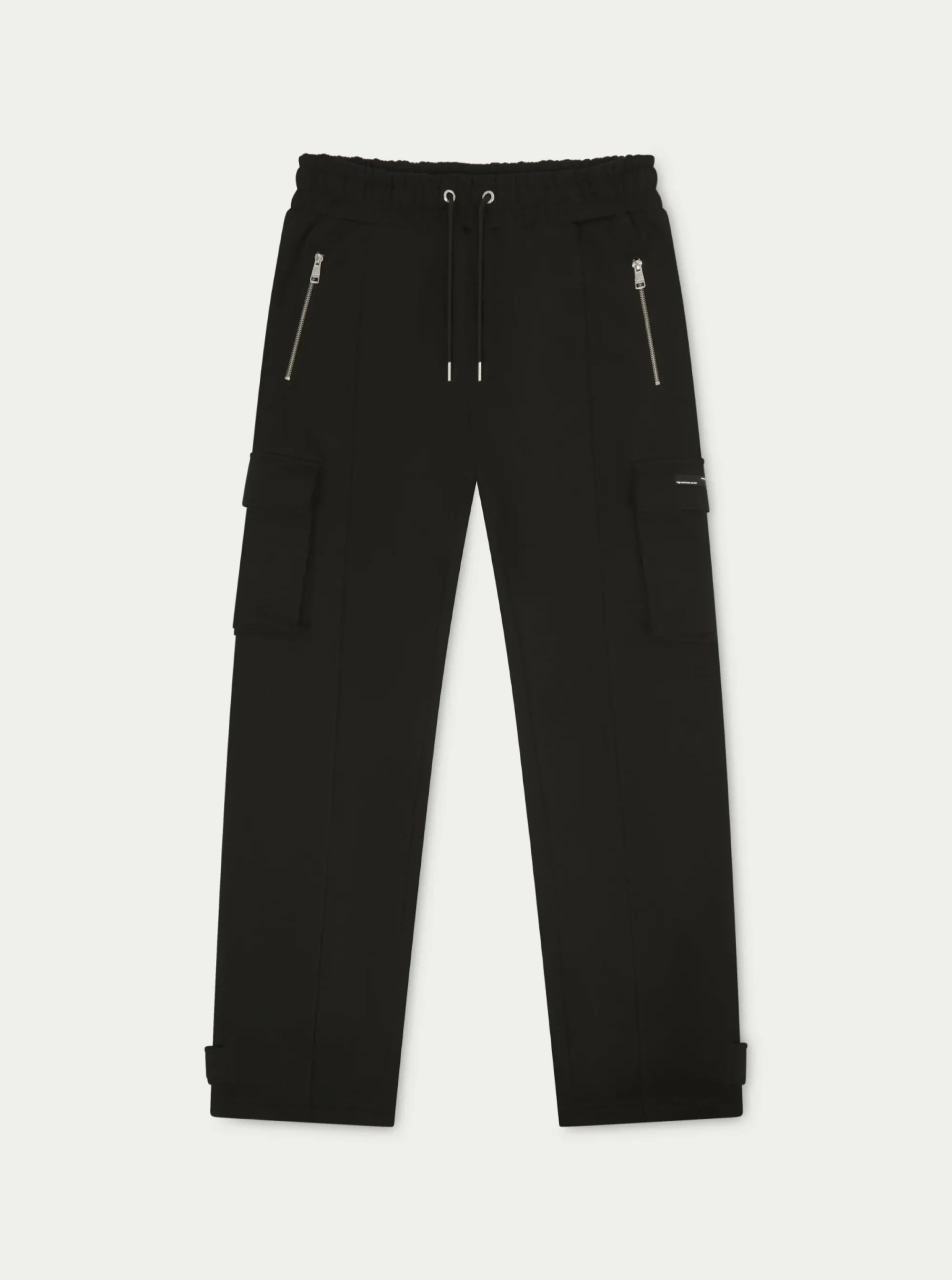 zip_detail_wide_leg_jerse_0.webp The Couture Club Cargo Pants-Zip Detail Wide Leg Jersey Cargo Joggers
