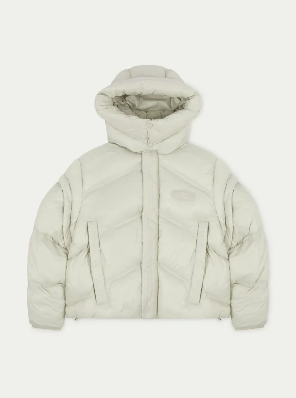 The Couture Club Coats & Jackets-Zipper Sleeve Detail Puffer